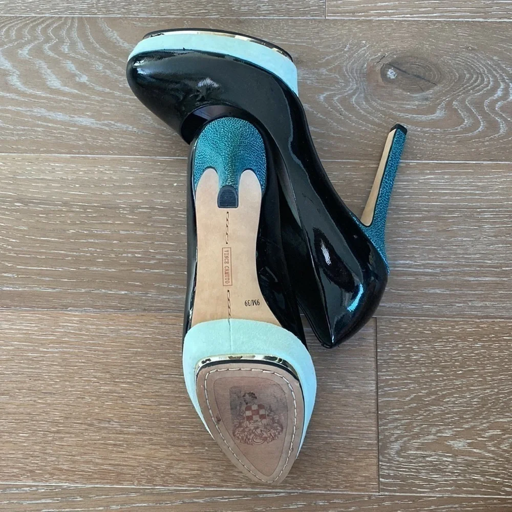 Vince Camuto Patent Leather Platform Pump | 9M